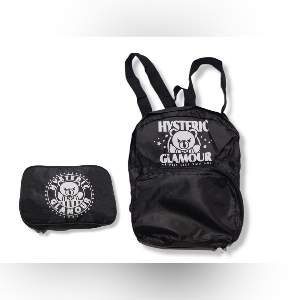 Hysteric Glamour Rare Vintage Backpack Foldable